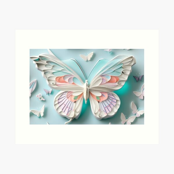 3D Butterflies Poster for Sale by corey ann art