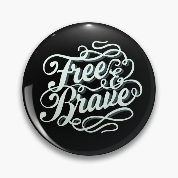 Item preview, Free And Brave designed and sold by OrbiTelArt.