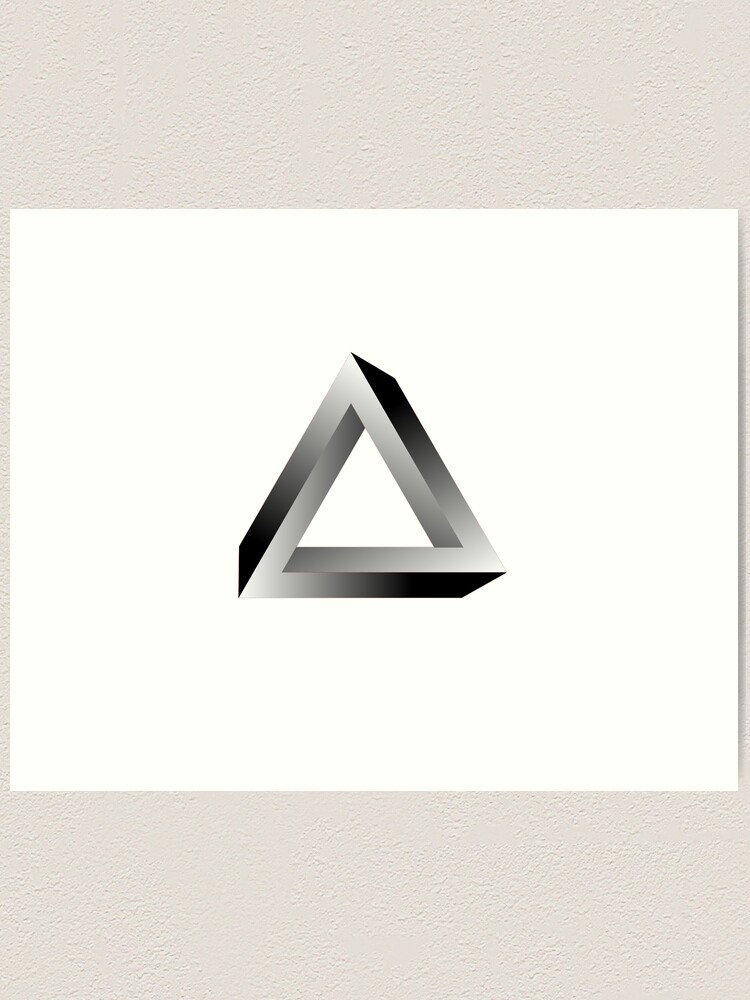 Penrose Triangle -Space Art Print