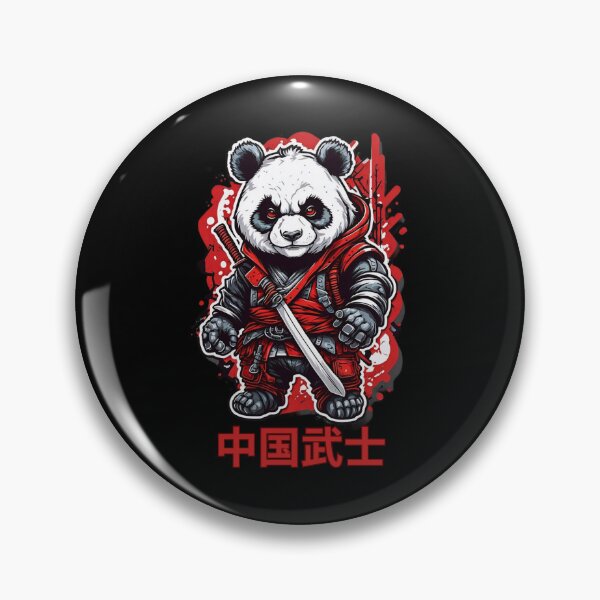 Item preview, Panda Warrior Samurai designed and sold by The Merch Experiment .