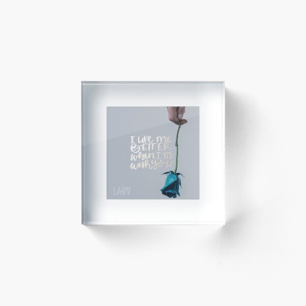 LAUV- I like me better Acrylic Block