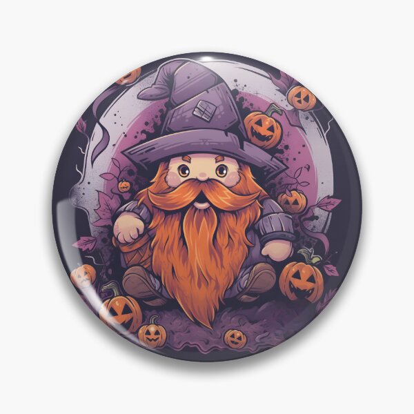 Item preview, Cute Halloween Gnome with Pumpkins designed and sold by InkedBeasts.