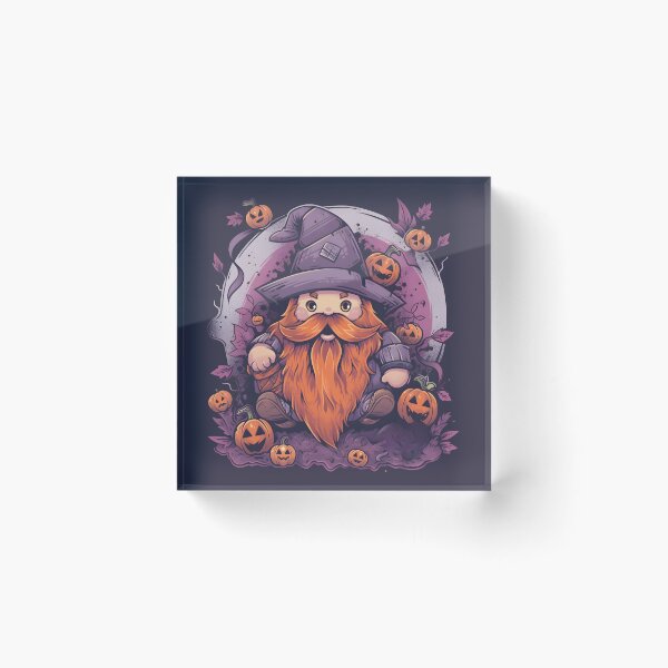 Item preview, Cute Halloween Gnome with Pumpkins designed and sold by InkedBeasts.