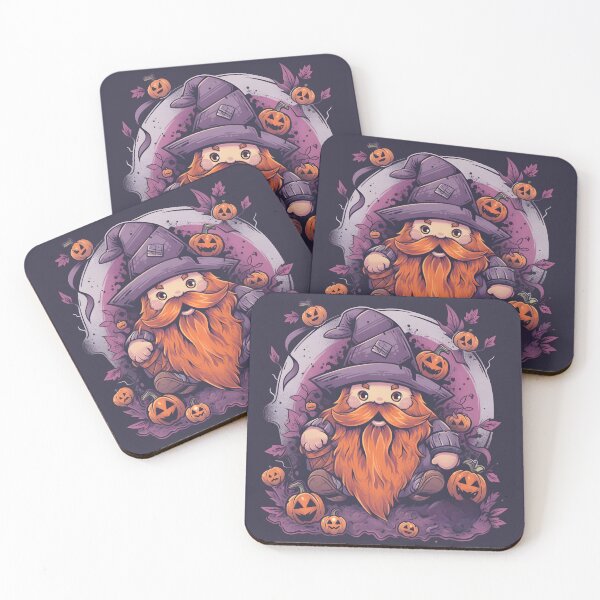 Item preview, Cute Halloween Gnome with Pumpkins designed and sold by InkedBeasts.