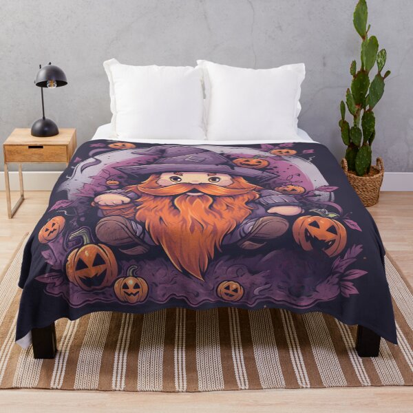 Item preview, Cute Halloween Gnome with Pumpkins designed and sold by InkedBeasts.