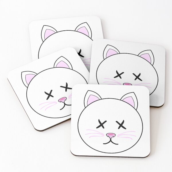 Item preview, Knocked Out Cat Emoji designed and sold by m2inspiration.