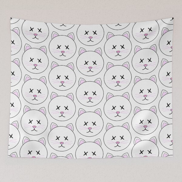 Item preview, Knocked Out Cat Emoji designed and sold by m2inspiration.