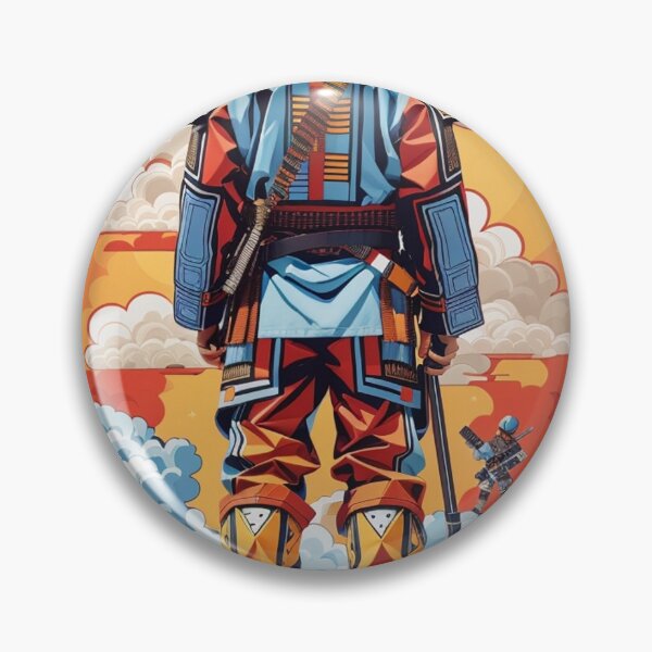Item preview, The Lone Samurai: A Glimpse from Behind designed and sold by ViralVibeLab.