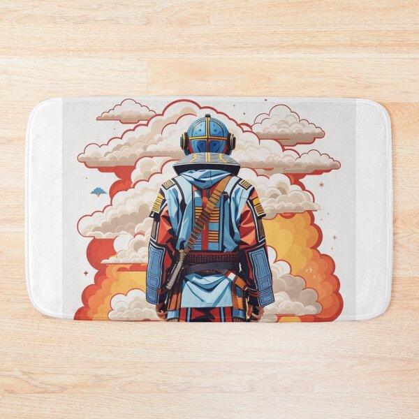 Item preview, The Lone Samurai: A Glimpse from Behind designed and sold by ViralVibeLab.