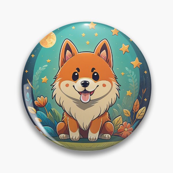 Item preview, Cute Сorgi Dog Puppy, Kawaii Style Illustration designed and sold by ToonPix.