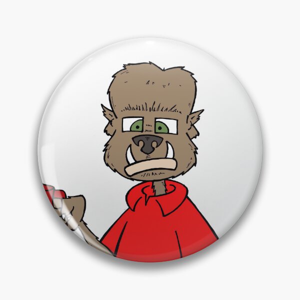 Item preview, Werewolf drinking coffee designed and sold by pcatoons.
