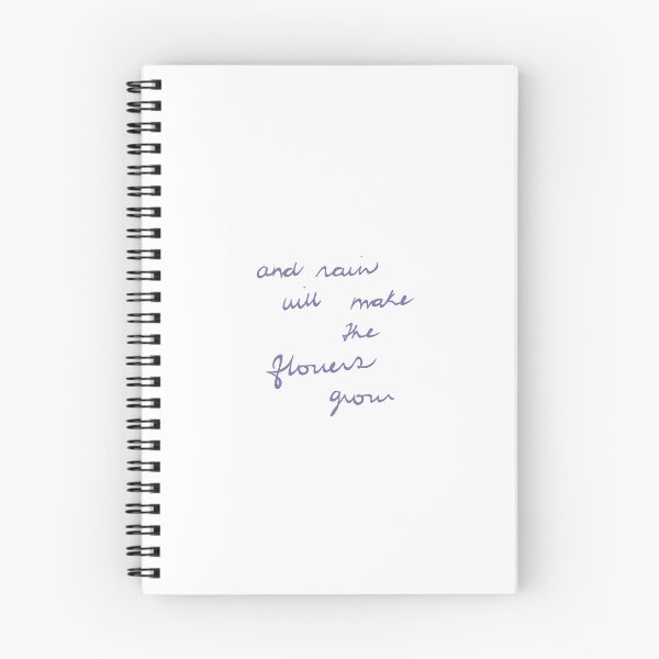 Item preview, and rain will make the flowers grow text only designed and sold by alxandromeda.