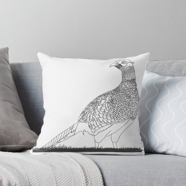 Item preview, Pheasant (Line Version)  designed and sold by Roaming  the Greenwood.