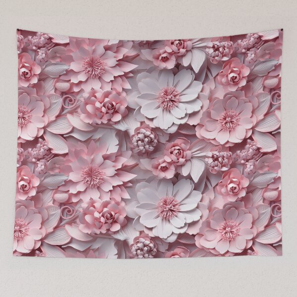 Item preview, Pink Flower Pattern designed and sold by Yannick Steyaert.