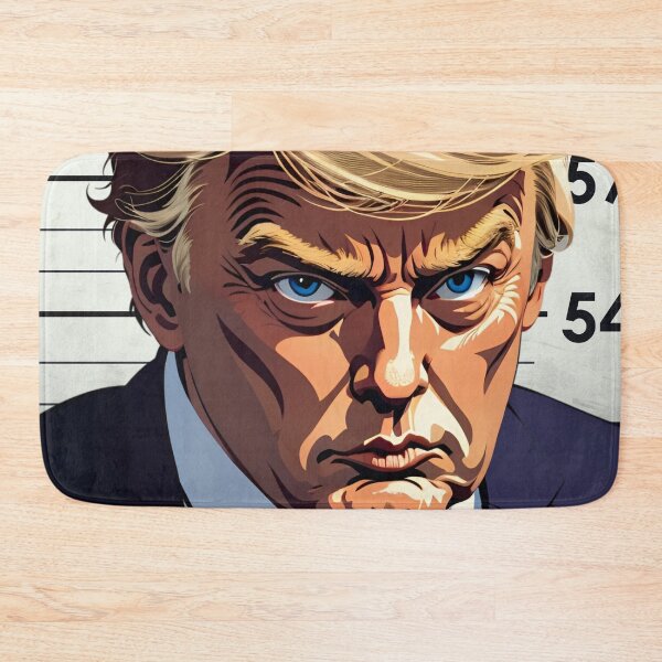 Item preview, 1135809 Cartoon Inspired Trump Mugshot designed and sold by ElLocoMus.