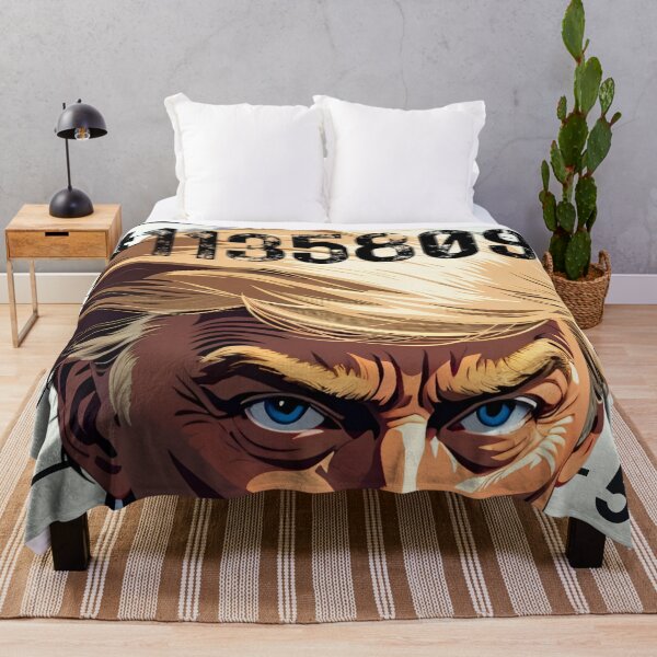 Item preview, 1135809 Cartoon Inspired Trump Mugshot designed and sold by ElLocoMus.
