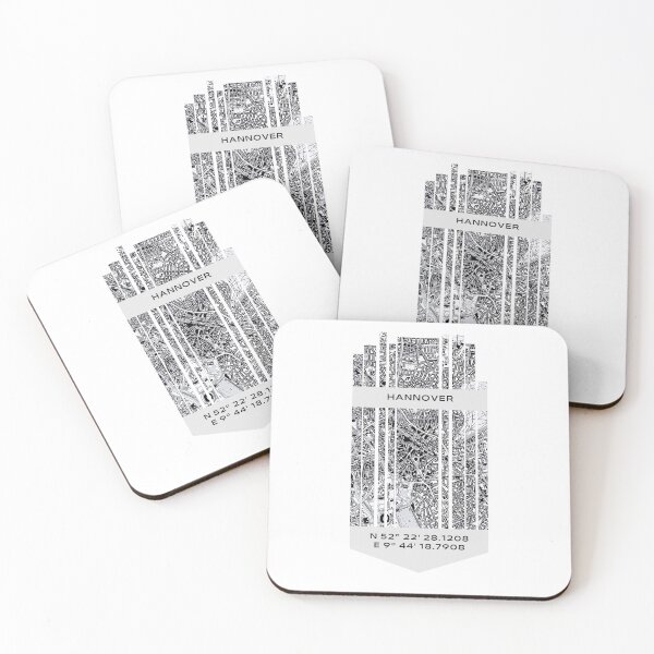 Item preview, GERMANY Hanover - Latitude/Longitude designed and sold by ALLesROUNDER.