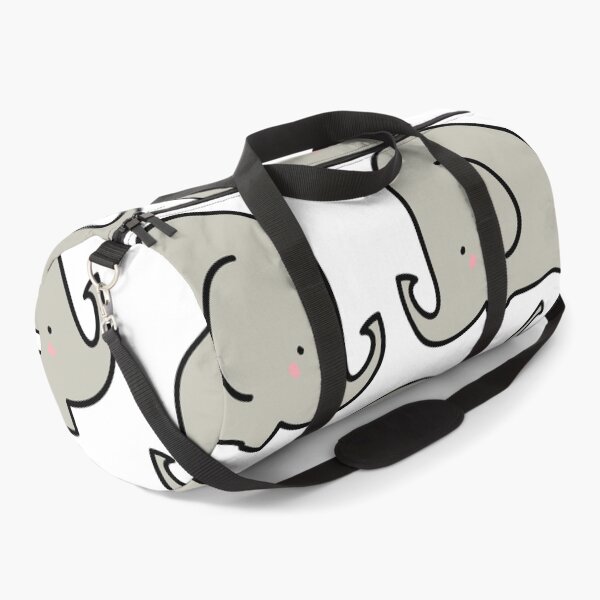 Item preview, Cute elephant pattern grey and white designed and sold by fluffyfamcraft.