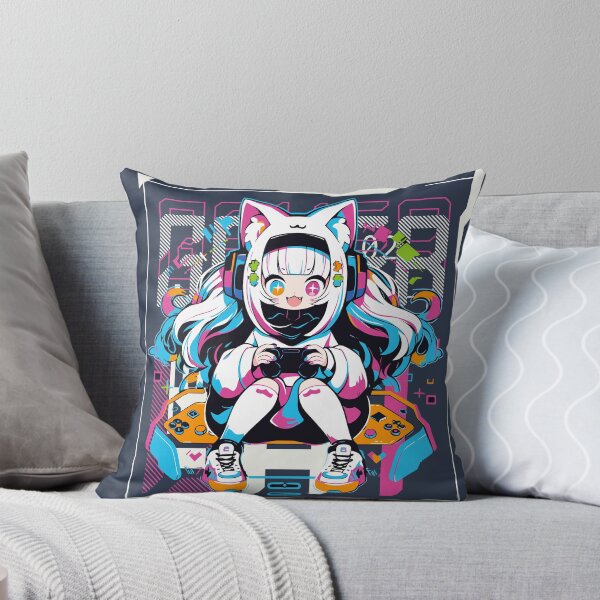 Item preview, Gamer Cat designed and sold by Chibi Cat Art Corner.