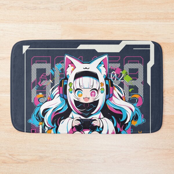 Item preview, Gamer Cat designed and sold by Chibi Cat Art Corner.
