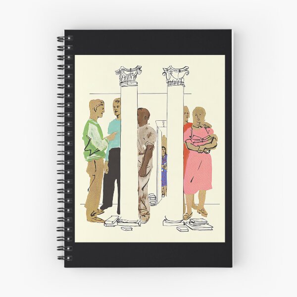 Item preview, people standing around two columns csa images	 designed and sold by evtnzzkrpz50.