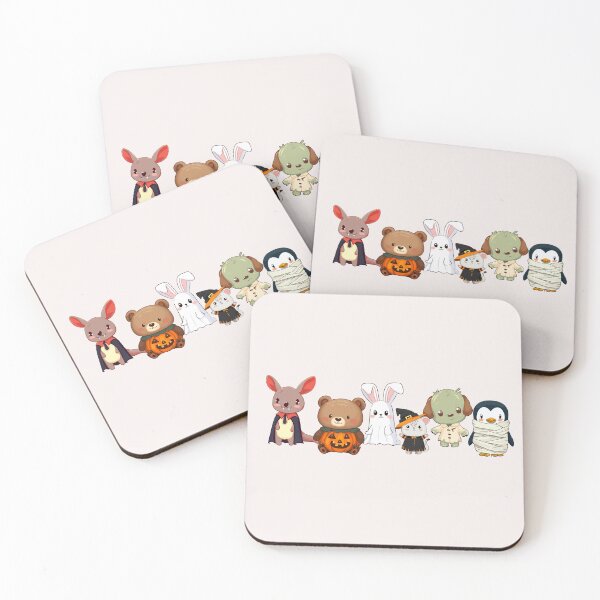 Item preview, Animals in costumes prepared to celebrate Halloween designed and sold by LookByLau.