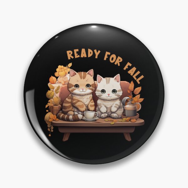 Item preview, Two Kitties Ready For Fall designed and sold by PiggyBoxer.