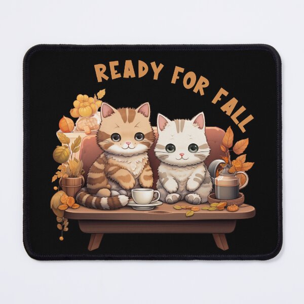 Item preview, Two Kitties Ready For Fall designed and sold by PiggyBoxer.