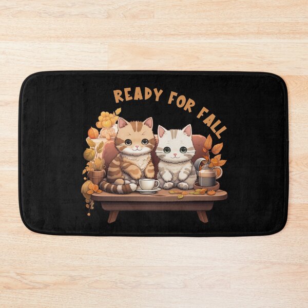 Item preview, Two Kitties Ready For Fall designed and sold by PiggyBoxer.