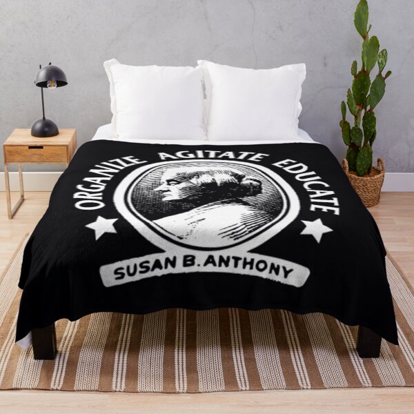 Item preview, Susan B Anthony Organize Agitate Educate Lo designed and sold by cxltufaoot70.