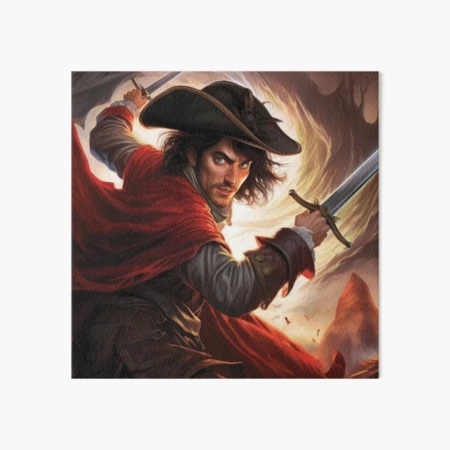 Captain Hook Art Board Print for Sale by FunkeyMonkey9