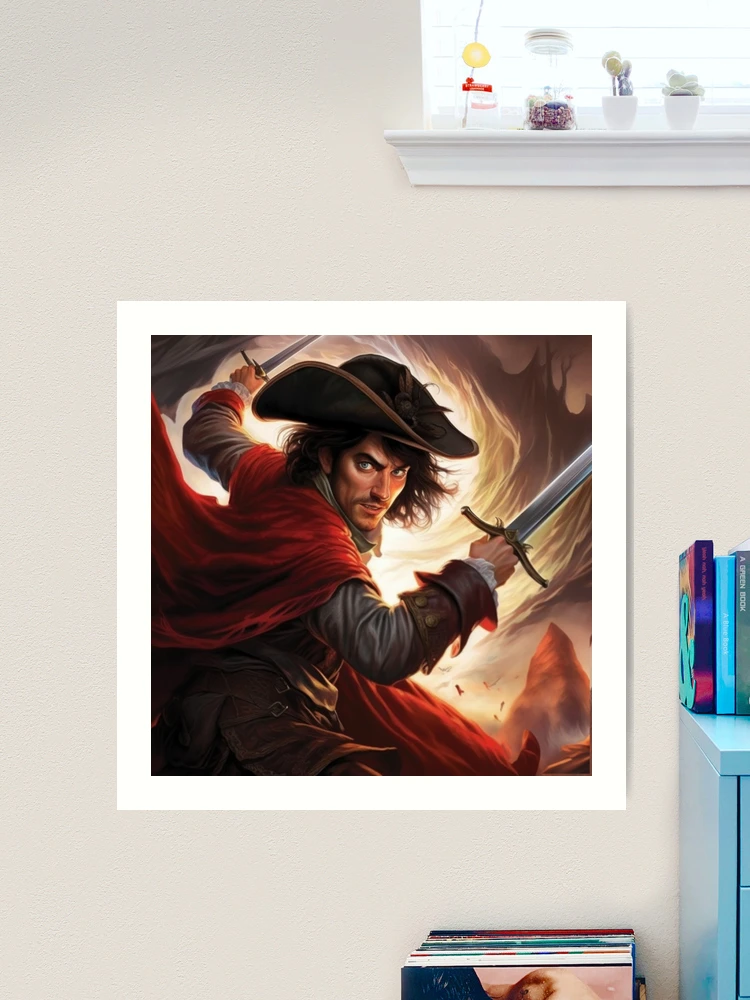 Young Captain Hook Peter Pan Inspired Art Art Print for Sale by CDC40
