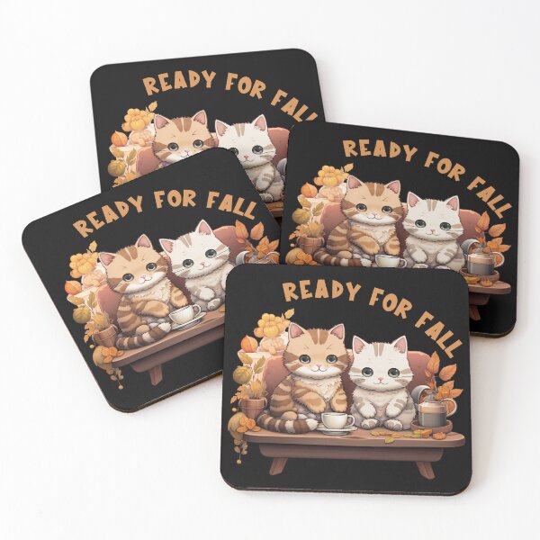Item preview, Two Kitties Ready For Fall designed and sold by PiggyBoxer.