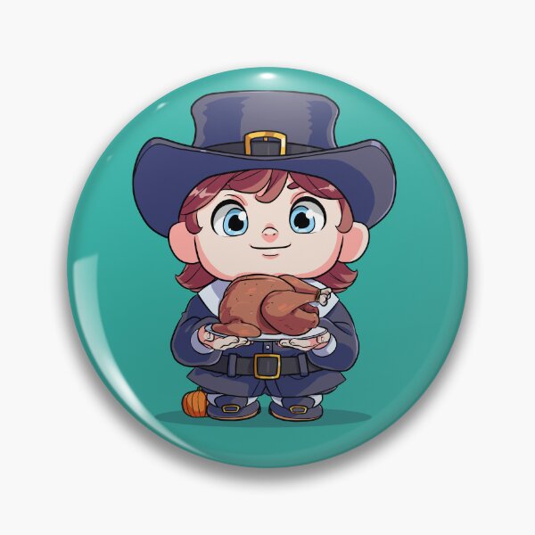 Item preview, Funny Happy Thanksgiving Pilgrim Pumpkin Turkey Day designed and sold by Nosek1ng.