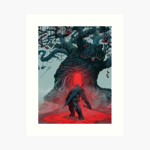 The Witcher Wild Hunt Hearts Of Stone Video Game Wall Art Poster