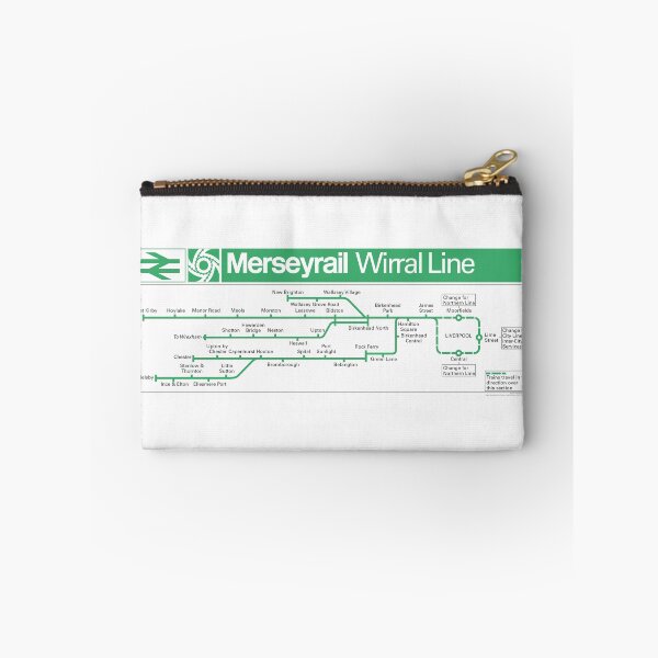 Item preview, Merseyrail Wirral Line Carriage Map 1978 designed and sold by traincrewdesign.