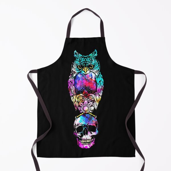 Item preview, Halloween Gothic Skull With Owl Omen Of Death designed and sold by UniQueensShop.