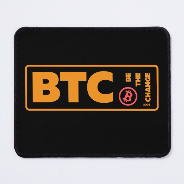 Item preview, BTC - Be The Change - Crypto Logo designed and sold by GetCryptoSwag.
