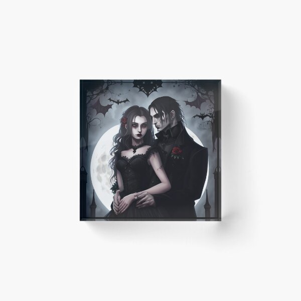 Item preview, Goth couple designed and sold by GothicRubette.