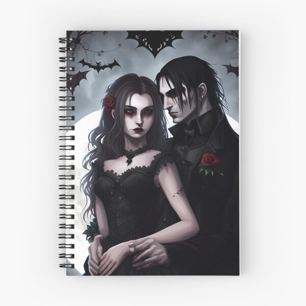 Item preview, Goth couple designed and sold by GothicRubette.