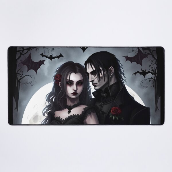 Item preview, Goth couple designed and sold by GothicRubette.