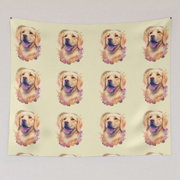 Item preview,  Golden Retriever Puppy Campfire Comic Cartoon  designed and sold by Petsthetic.