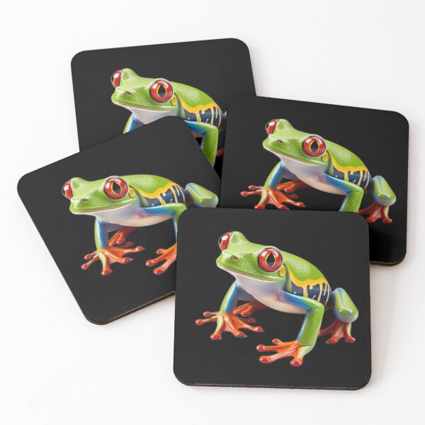 Item preview, Happy Red-eyed Tree Frog designed and sold by DaftTurtle.