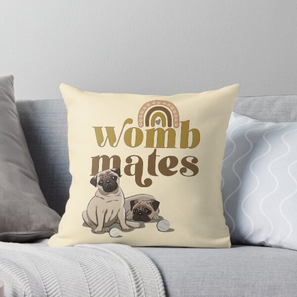 Item preview, Pug puppies - womb mates pug mom gift designed and sold by Lolly's Lane Shoppe.