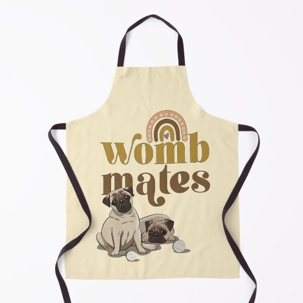 Item preview, Pug puppies - womb mates pug mom gift designed and sold by Lolly's Lane Shoppe.