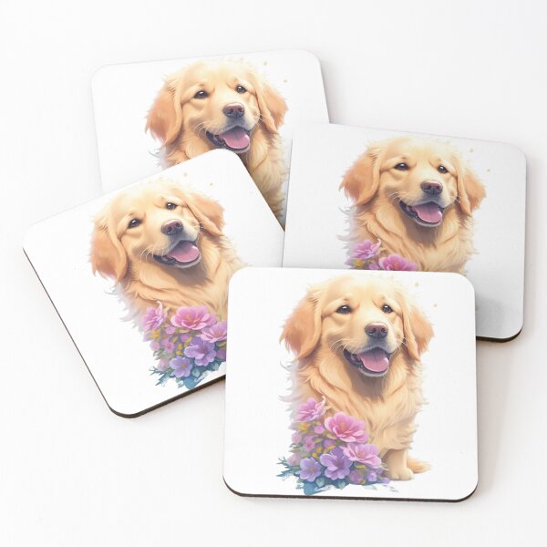 Item preview, Golden Retriever Puppy Campfire Comic Cartoon  designed and sold by Petsthetic.