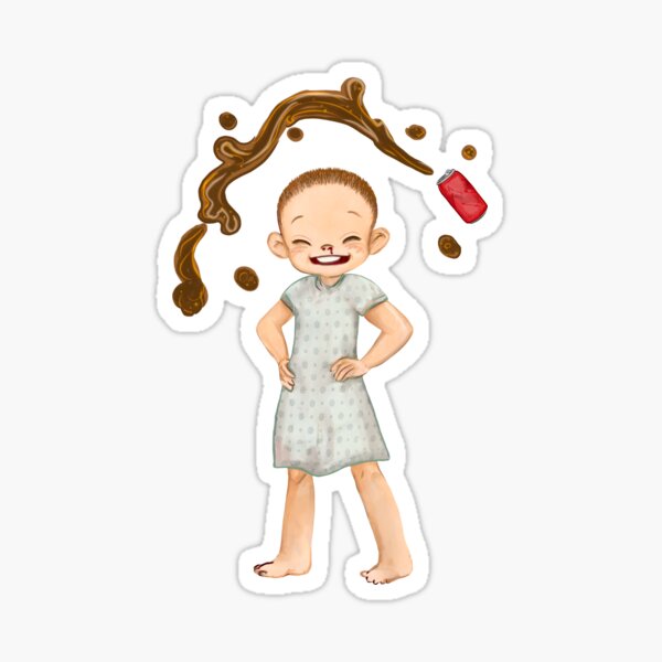 Eleven and the cola can Sticker