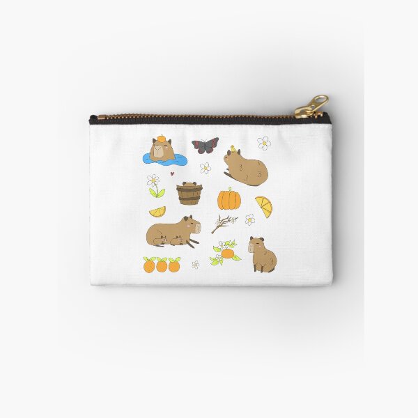 Item preview, Capybara and Oranges Sticker Pack designed and sold by casserolestan.