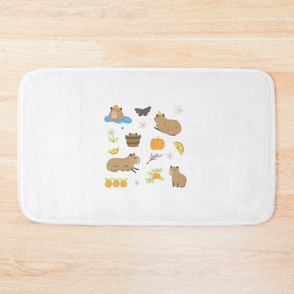 Item preview, Capybara and Oranges Sticker Pack designed and sold by casserolestan.