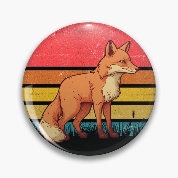 Artikelvorschau, Red Fox Vintage Retro Sunset entworfen und verkauft von rafaeltto.